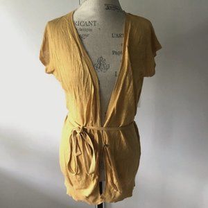 🐰 Mango Suit Wrap Around Cardigan Sweater Linen